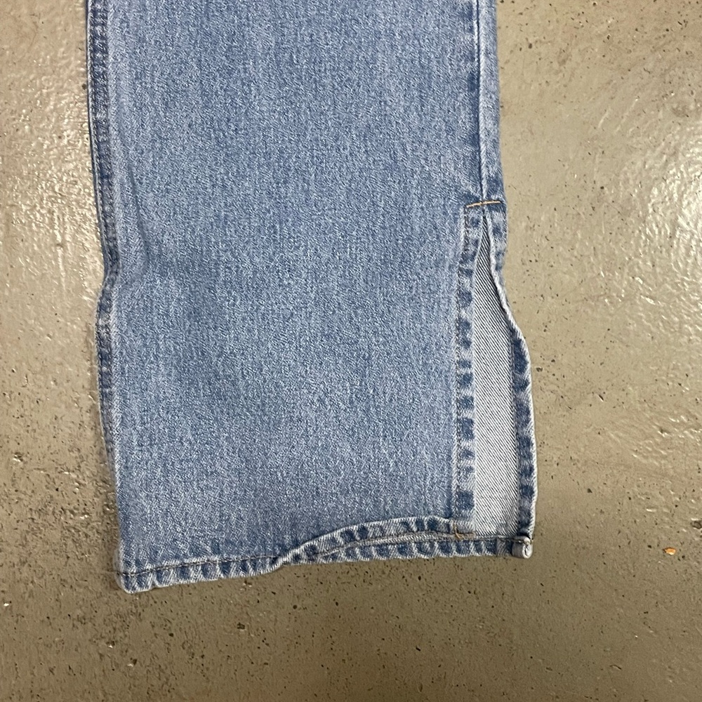 Raw hem HM jeans